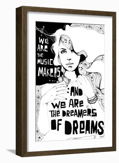 Music Maker-Manuel Rebollo-Framed Art Print