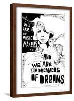 Music Maker-Manuel Rebollo-Framed Art Print