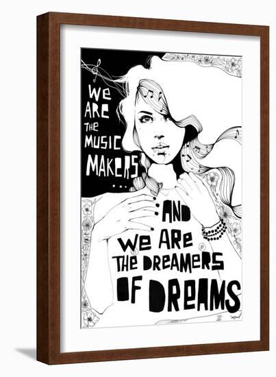 Music Maker-Manuel Rebollo-Framed Art Print