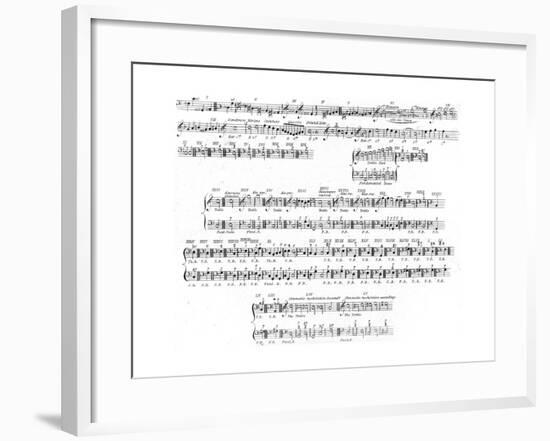 Music Notation, 1810-null-Framed Giclee Print