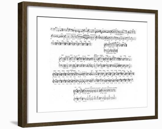 Music Notation, 1810-null-Framed Giclee Print