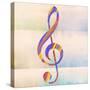 Music Note-Dan Meneely-Stretched Canvas