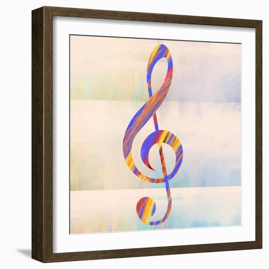 Music Note-Dan Meneely-Framed Art Print