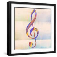 Music Note-Dan Meneely-Framed Art Print