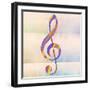 Music Note-Dan Meneely-Framed Art Print