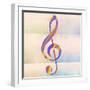 Music Note-Dan Meneely-Framed Art Print