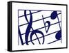 Music Notes-Crockett Collection-Framed Stretched Canvas