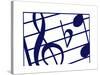 Music Notes-Crockett Collection-Stretched Canvas