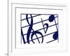 Music Notes-Crockett Collection-Framed Giclee Print