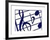 Music Notes-Crockett Collection-Framed Giclee Print