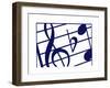 Music Notes-Crockett Collection-Framed Giclee Print