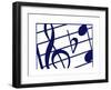 Music Notes-Crockett Collection-Framed Giclee Print