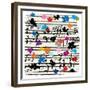 Music Notes-Jenny Frean-Framed Giclee Print