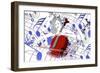 Music Notes-Ata Alishahi-Framed Giclee Print