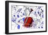 Music Notes-Ata Alishahi-Framed Giclee Print