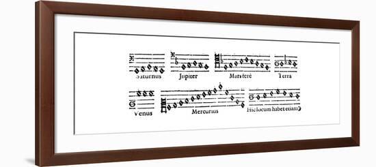 Music of the Spheres, 1619-null-Framed Premium Giclee Print