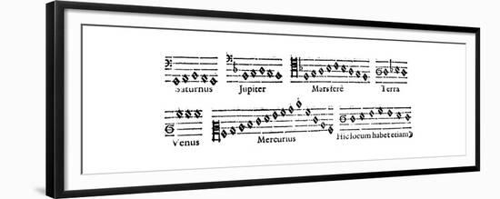 Music of the Spheres, 1619-null-Framed Premium Giclee Print