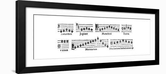 Music of the Spheres, 1619-null-Framed Giclee Print