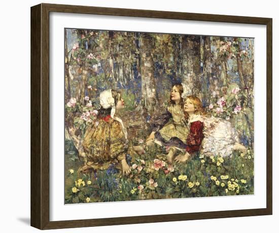 Music of the Woods-Edward Atkinson Hornel-Framed Giclee Print