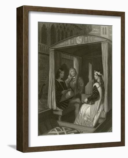 Music on the Water-John Rogers Herbert-Framed Giclee Print