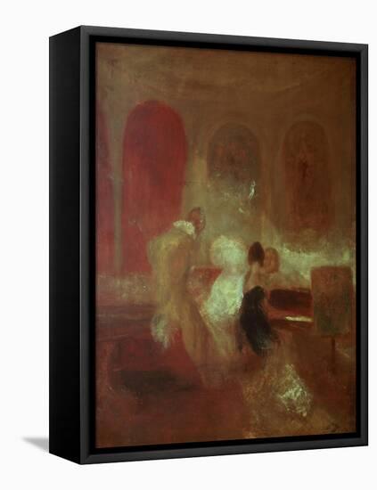 Music Party, East Cowes Castle, Isle of Wight, 1835-J. M. W. Turner-Framed Stretched Canvas