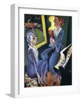 Music Room, 1915-Ernst Ludwig Kirchner-Framed Giclee Print