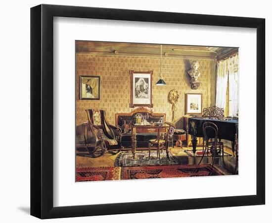 Music Room in Johannes Brahms'-null-Framed Giclee Print