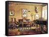 Music Room in Johannes Brahms'-null-Framed Stretched Canvas