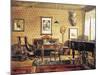 Music Room in Johannes Brahms'-null-Mounted Giclee Print