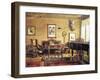 Music Room in Johannes Brahms'-null-Framed Giclee Print