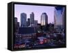 Music Row, Ryman Auditorium and Skyline-Barry Winiker-Framed Stretched Canvas