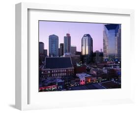 Music Row, Ryman Auditorium and Skyline-Barry Winiker-Framed Photographic Print