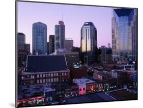 Music Row, Ryman Auditorium and Skyline-Barry Winiker-Mounted Photographic Print