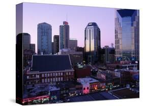 Music Row, Ryman Auditorium and Skyline-Barry Winiker-Stretched Canvas