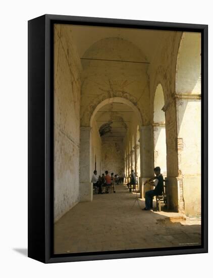 Music School at the Jesuit Mission, San Jose De Chiquitos, Bolivia, South America-Mark Chivers-Framed Stretched Canvas