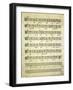 Music Score, 1810-null-Framed Giclee Print