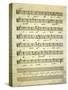 Music Score, 1810-null-Stretched Canvas