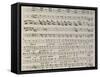 Music Score from Astarto, 1715-Giovanni Bononcini-Framed Stretched Canvas