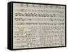 Music Score from Astarto, 1715-Giovanni Bononcini-Framed Stretched Canvas