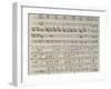 Music Score from Astarto, 1715-Giovanni Bononcini-Framed Giclee Print