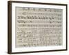 Music Score from Astarto, 1715-Giovanni Bononcini-Framed Giclee Print