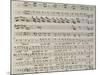 Music Score from Astarto, 1715-Giovanni Bononcini-Mounted Giclee Print