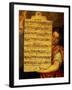 Music Score from Magnificat for 4 Voices, Composed by Cornelius Verdonck 1563-1625-Martin de Vos-Framed Giclee Print