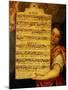 Music Score from Magnificat for 4 Voices, Composed by Cornelius Verdonck 1563-1625-Martin de Vos-Mounted Giclee Print