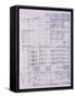 Music Score from Passaggio-Luciano Berio-Framed Stretched Canvas
