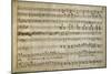 Music Score of Armida, 1771-Antonio Salieri-Mounted Giclee Print