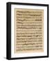 Music Score of Artaserse, 1730-Johann Adolf Hasse-Framed Giclee Print