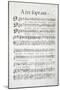 Music Score of Madrigals Tre Soprani, Per Cantare Et Sonare-Luzzasco Luzzaschi-Mounted Giclee Print