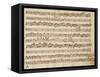 Music Score of Sonatas for Violin, Violone and Harpsichord, Op V, Allegro-Grave-Arcangelo Corelli-Framed Stretched Canvas