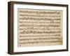Music Score of Sonatas for Violin, Violone and Harpsichord, Op V, Allegro-Grave-Arcangelo Corelli-Framed Giclee Print